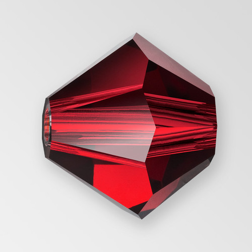 6mm MC Preciosa Bicone (Rondelle) Bead, Vivid Siam color Product