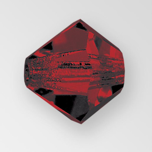 5mm MC Preciosa Bicone (Rondelle) Bead, Siam color Product