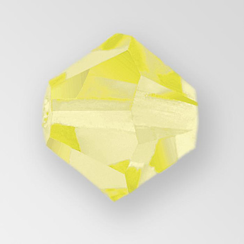 6mm MC Preciosa Bicone (Rondelle) Bead, Jonquil AB color Product