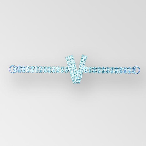 7 inch Crystal Silver V 2-row connector, ss12, ss14.5, ss18 (50 % off) Product