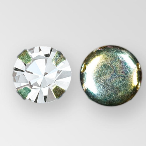 Crystal, Gold Plated ss16 Pointed Back Machine Cut Rosemontees Product