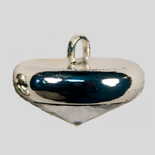 Crystal, Silver Plated 22mm Rivolli Button Product