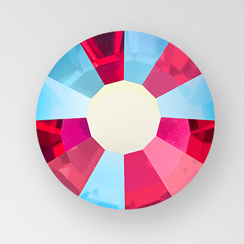 MC Chaton Rose in Fuchsia AB color, size ss10, foiled back Product