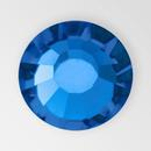 MC Hot Fix Chaton Rose in Capri Blue color, size ss16, foiled back Product