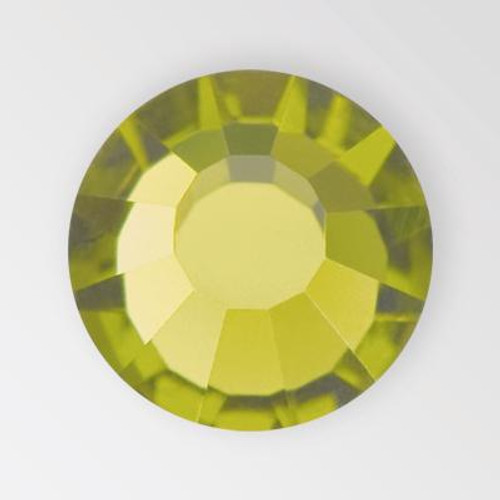 MC Hot Fix Chaton Rose in Olivine color, size ss10, foiled back Product