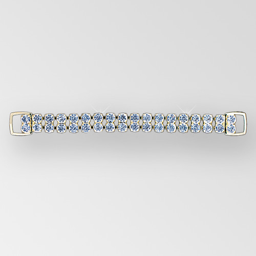 6 inch ss29 Crystal Gold Rhinestone Connector 6 inch ss29 Crystal Gold Rhinestone Connector Product