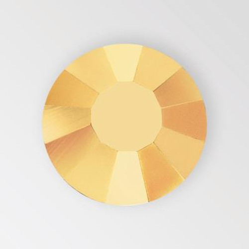 MC Hot Fix Chaton Rose in Aurum color, size ss34, foiled back Product