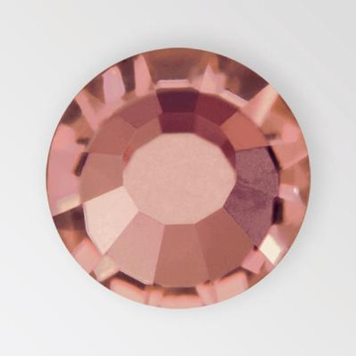 MC Hot Fix Chaton Rose in Lt. Burgundy  color, size ss30, foiled back Product