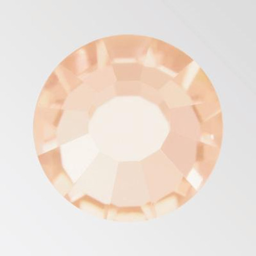 MC Hot Fix Chaton Rose in Lt. Peach color, size ss16, foiled back, small package Product