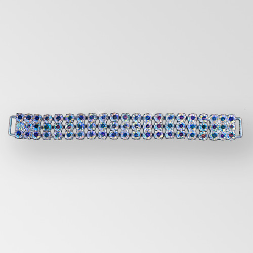6.5 inch 3-row ss29 Crystal AB Silver Rhinestone Connector Product
