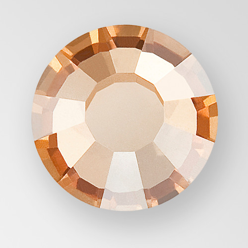 MC Hot Fix Chaton Rose in Golden Honey color, size ss10, foiled back Product