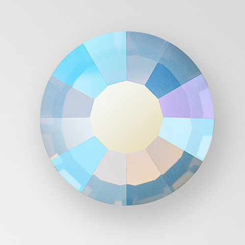 MC Hot Fix Chaton Rose in Light Sapphire Opal AB color, size ss20, foiled back MC Hot Fix Chaton Rose in Light Sapphire Opal AB color, size ss20, foiled back Product