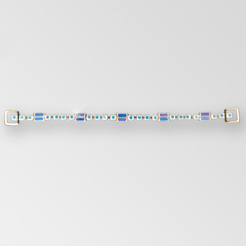 6.5 inch 1 row Rhinestone Connector in Crystal AB Gold, ss16, 10 baguettes 6.5 inch 1 row Rhinestone Connector in Crystal AB Gold, ss16, 10 baguettes Product