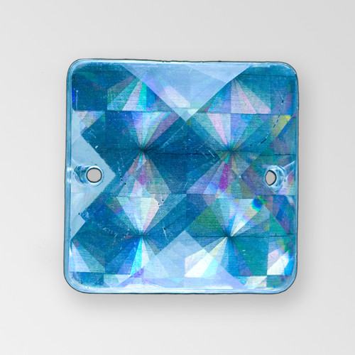 19mm Acrylic Square Sew-On Stone, Argent Flare color Product