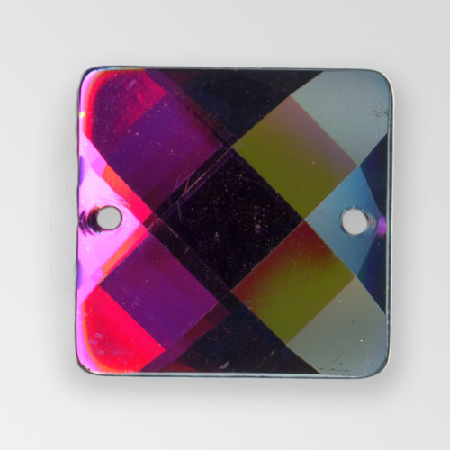 19mm Acrylic Square Sew-On Stone, Vitrail Medium color Product