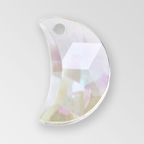 11mm Acrylic Half Moon Pendant, Crystal AB color Product