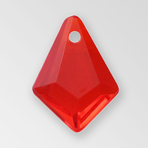 11mm Acrylic Briolette Pendant, Light Siam color Product