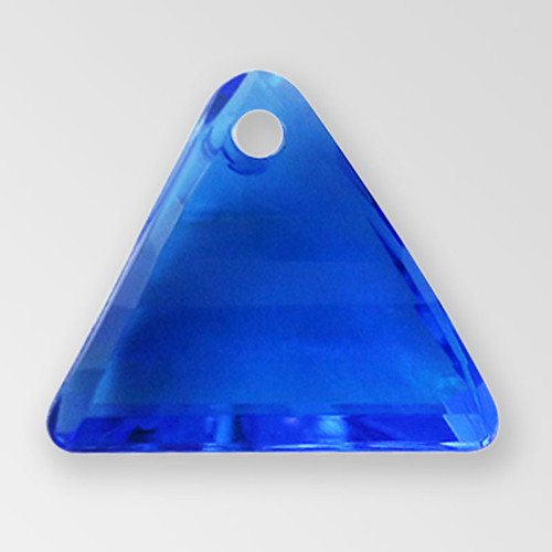 11mm Acrylic Triangle Pendant, Sapphire color Product