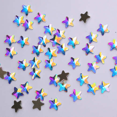 Crystals for Nail Art - 5mm Star,  CRYSTAL AB color Crystals for Nail Art - 5mm Star,  CRYSTAL AB color Product