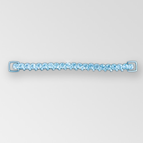 7.5 inch 1-row Crystal Silver Reinforced Rhinestone Connector on Metal Mesh, Large Loops, ss12, ss40 7.5 inch 1-row Crystal Silver Reinforced Rhinestone Connector on Metal Mesh, Large Loops, ss12, ss40 Product