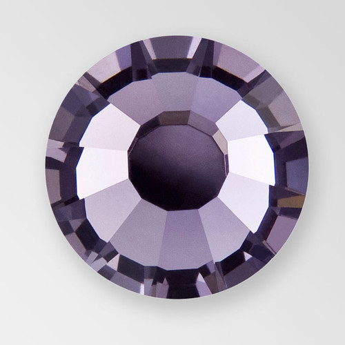 MC Chaton Rose in Smoked Amethyst color, size ss12, foiled back MC Chaton Rose in Smoked Amethyst color, size ss12, foiled back Product