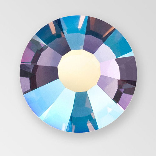 MC Hot Fix Chaton Rose in Smoked Amethyst AB color, size ss12, foiled back MC Hot Fix Chaton Rose in Smoked Amethyst AB color, size ss12, foiled back Product