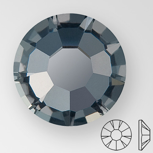 ss16 NIGHT FALL - PRECIOSA MAXIMA Flat Back, 15 facets, foiled Product