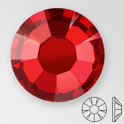 ss16 RED VELVET - PRECIOSA MAXIMA Flat Back, 15 facets, foiled ss16 RED VELVET - PRECIOSA MAXIMA Flat Back, 15 facets, foiled Product