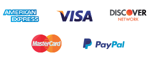 Payments Icons - American Express, VISA, Discover Network, MasterCard, PayPal