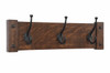 Mission Craftsman Style Wall Coat Rack with Craftsman Style Hooks 18" to 48" wide