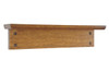 Narrow Mission Style Decorative Wooden Ledge Shelf 19" to 49" Wide