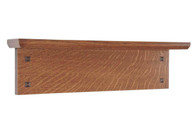 Mission Craftsman Style Decorative Wooden Ledge Shelf 19