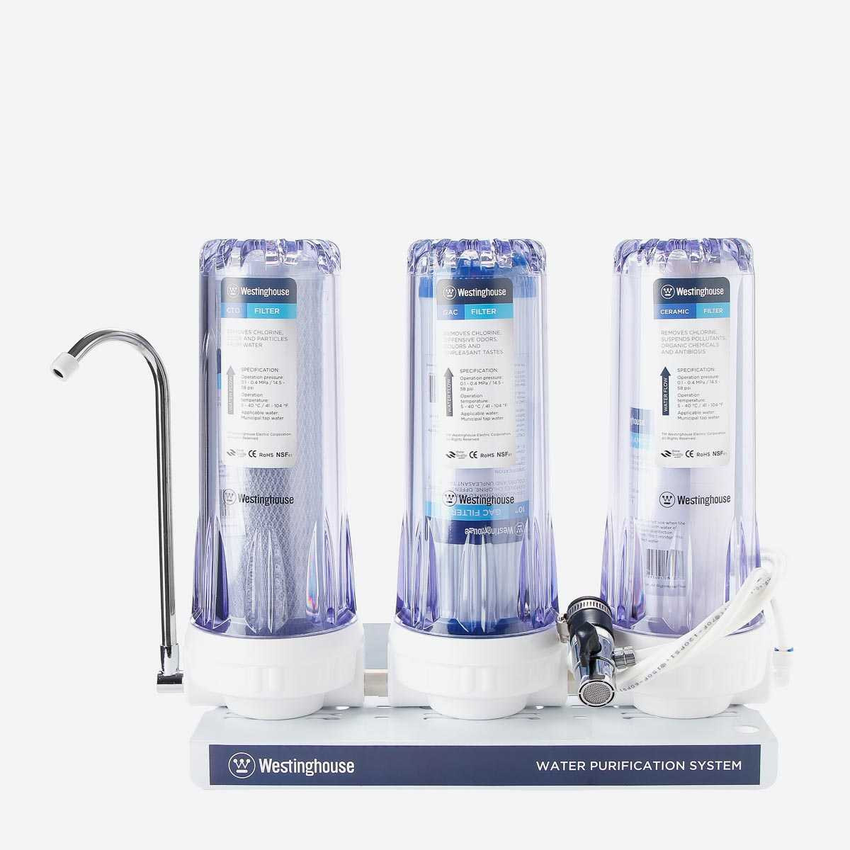 WASSERNISON FT1 Single Water Filter with Free Sediment Filter