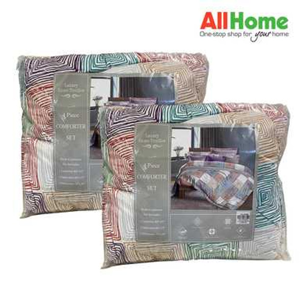 Luxury Home Textiles 4 Piece Comforter Set Assorted Design 68"x86" Twin Luxury Home Textiles 4 Piece Comforter Set Assorted Design 68"x86" Twin