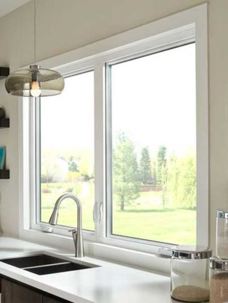 FINESTRA UPVC Window Sliding Type White FINESTRA UPVC Window Sliding Type White