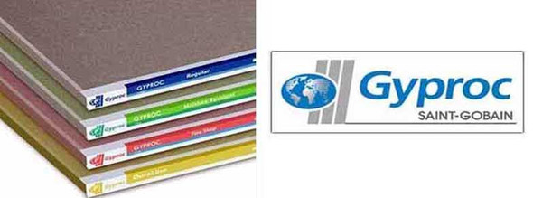 GYPROC Moisture Resistant Gypsum Board 4'x8' 12mm GYPROC Moisture Resistant Gypsum Board 4'x8' 12mm
