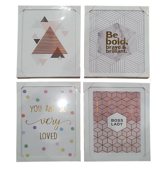 Tabletop/Wall Frame with Mettalic Print Tabletop/Wall Frame with Mettalic Print