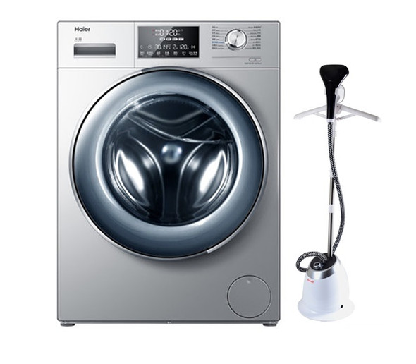 Haier Frontload Combo Washing Machine 12Kg HWD120-B14876 with FREE Garment Steamer OR Haier Air Fryer Haier Frontload Combo Washing Machine 12Kg HWD120-B14876 with FREE Garment Steamer OR Haier Air Fryer