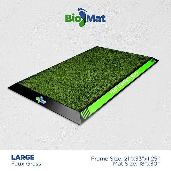 BIOMAT GREEN DISINFECTANT MAT LARGE 18X30INCH BIOMAT GREEN DISINFECTANT MAT LARGE 18X30INCH
