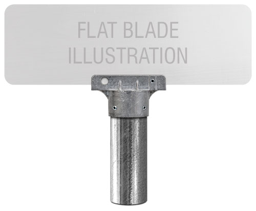 2-3/8" Round Post - Top Pole Bracket
