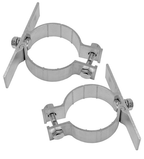 Double Sign Round Pole Brackets (Pair)