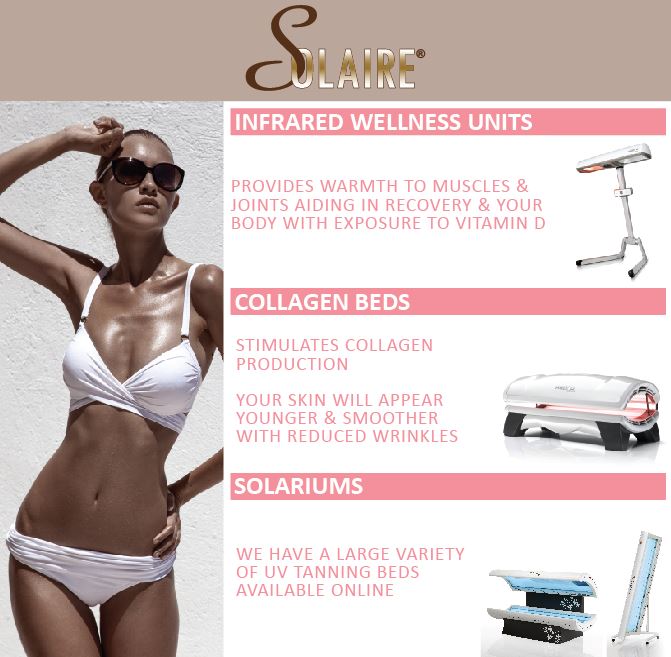 What is the difference between a tanning bed (UV solarium only), a collagen bed ( red light only) and a Collatan bed (UV and red - Solaire - Light Therapy