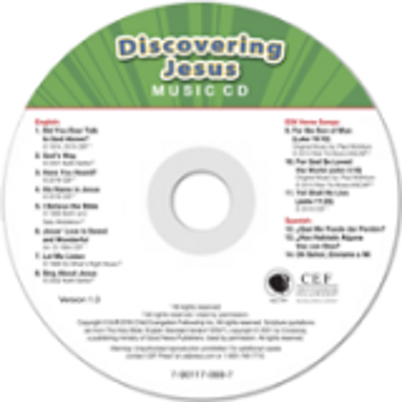 Discovering Jesus 2017 (music cd)