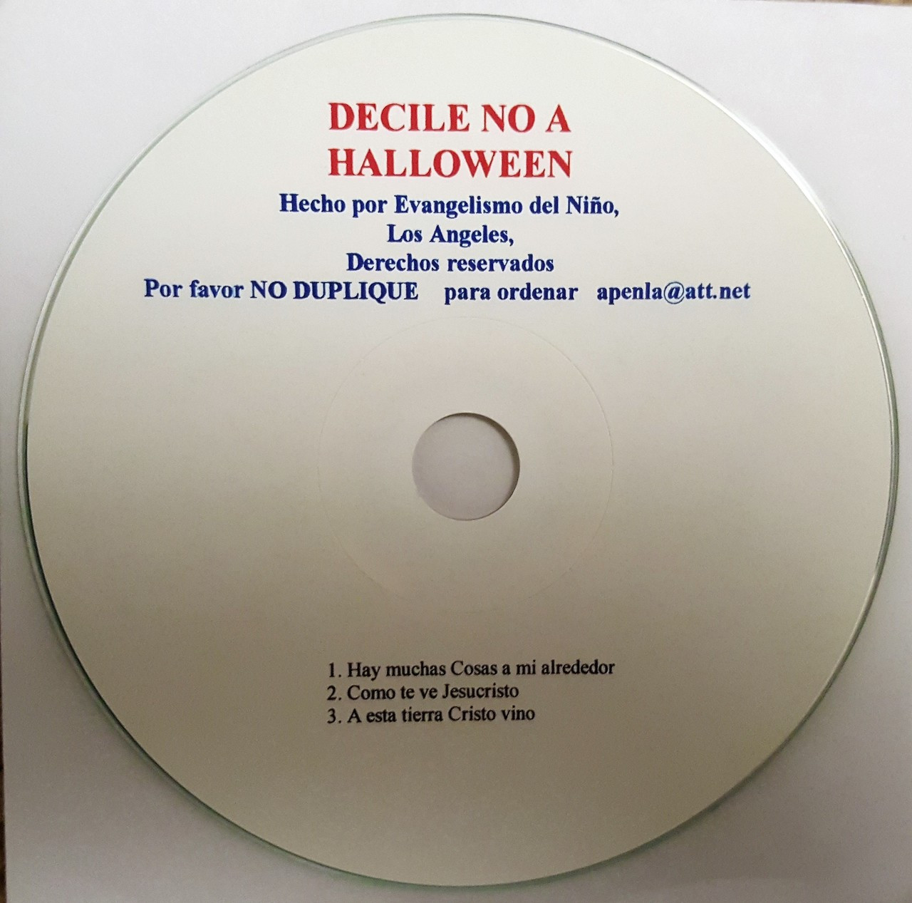 Decile No a Halloween (music cd)