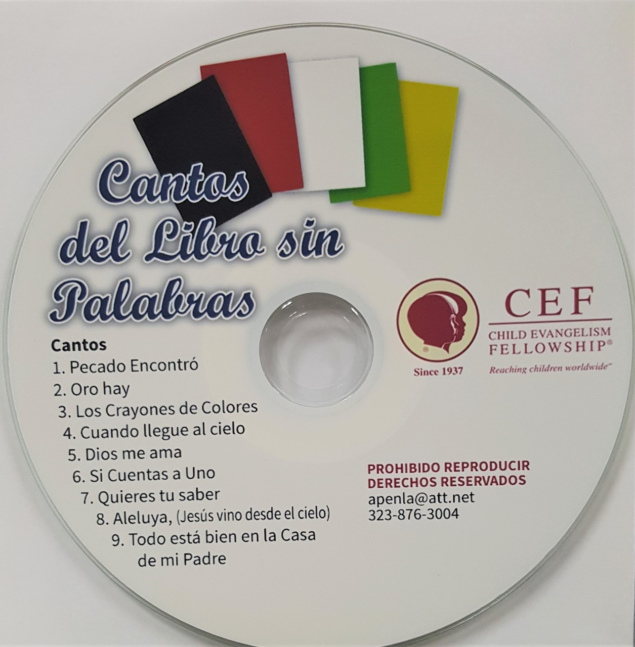 Cantos del Libro sin Palabras (music cd)