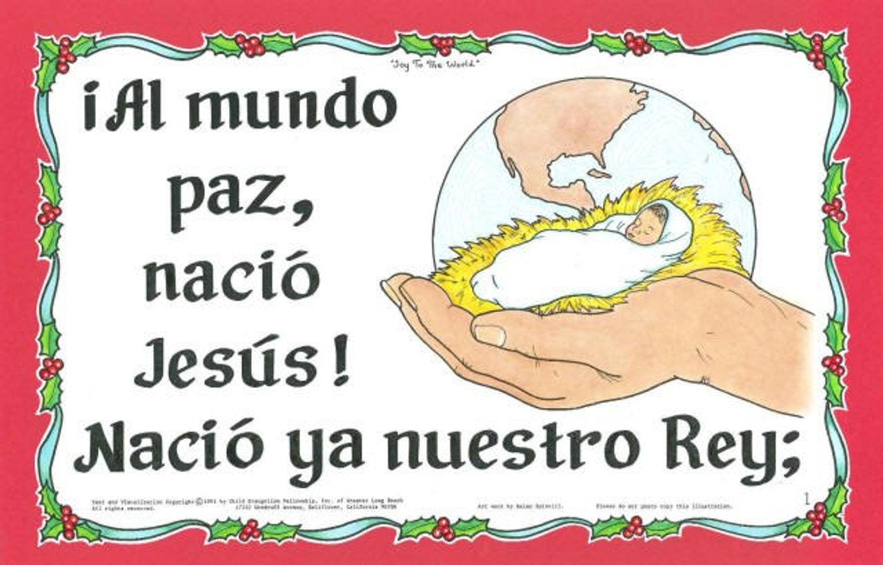 Al Mundo Paz Nació Jesús (Joy to the world)