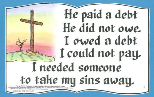 He Paid a Debt