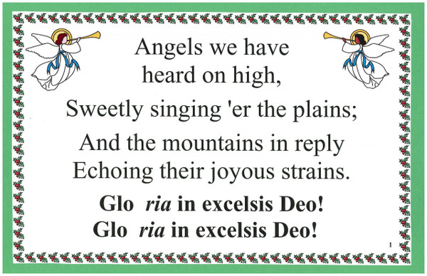 Angels We Have Heard on High