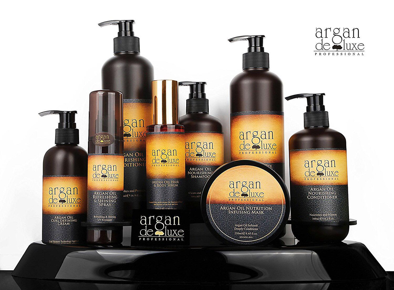 Why your hair needs Argan Oil from Argan Deluxe Luxury Line...Take your hair from dry and damaged to Strong and Shiny.