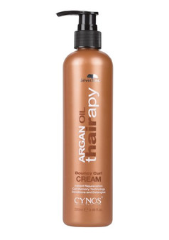 Instant Rejuvenation 
Curl Memory Technology
Conditions and Detangles
Silvertree Argan Oil Bouncy Curl Cream is instant rejuvenation for curly, wavy or textured hair. The special Curl Memory Technology energizes and imparts awesome definition, separation, and bounce without any crunchy feeling, while argan oil conditioning agents offer extra conditioning and detangling properties, leaving hair pliable, lustrous and manageable.
DIRECTIONS:
Apply Silvertree Argan Oil Bouncy Curl Cream to wet or dry hair, use fingers to distribute smoothly to define, shape and style curls.
9 oz.
